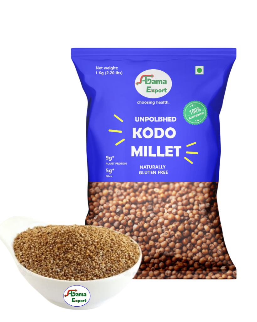 Unpolished Kodo Millet Gluten Free High Protein and Fiber Aagama Export